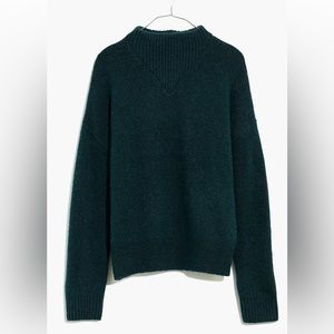 Madewell - NWT - Green Dillon Mockneck Pullover Sweater